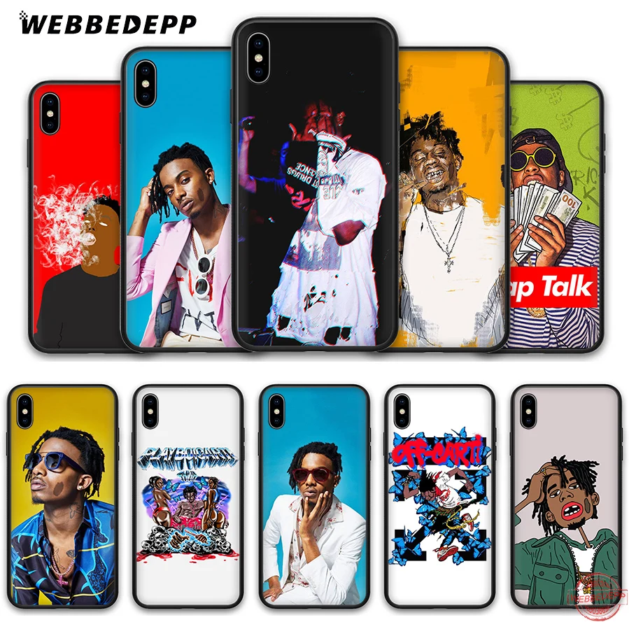 WEBBEDEPP Playboi Carti Soft Silicone Case for iPhone 8 7 6S 6 Plus 11 Pro XS Max XR X 5 5S SE Back Shell | Мобильные телефоны и