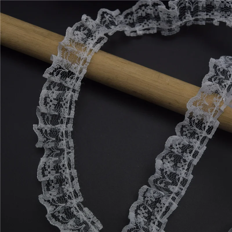 Декоративная тесьма с оборками 45 ярдов ширина 2 2|ruffle ribbon|decoration trimclothes diy |
