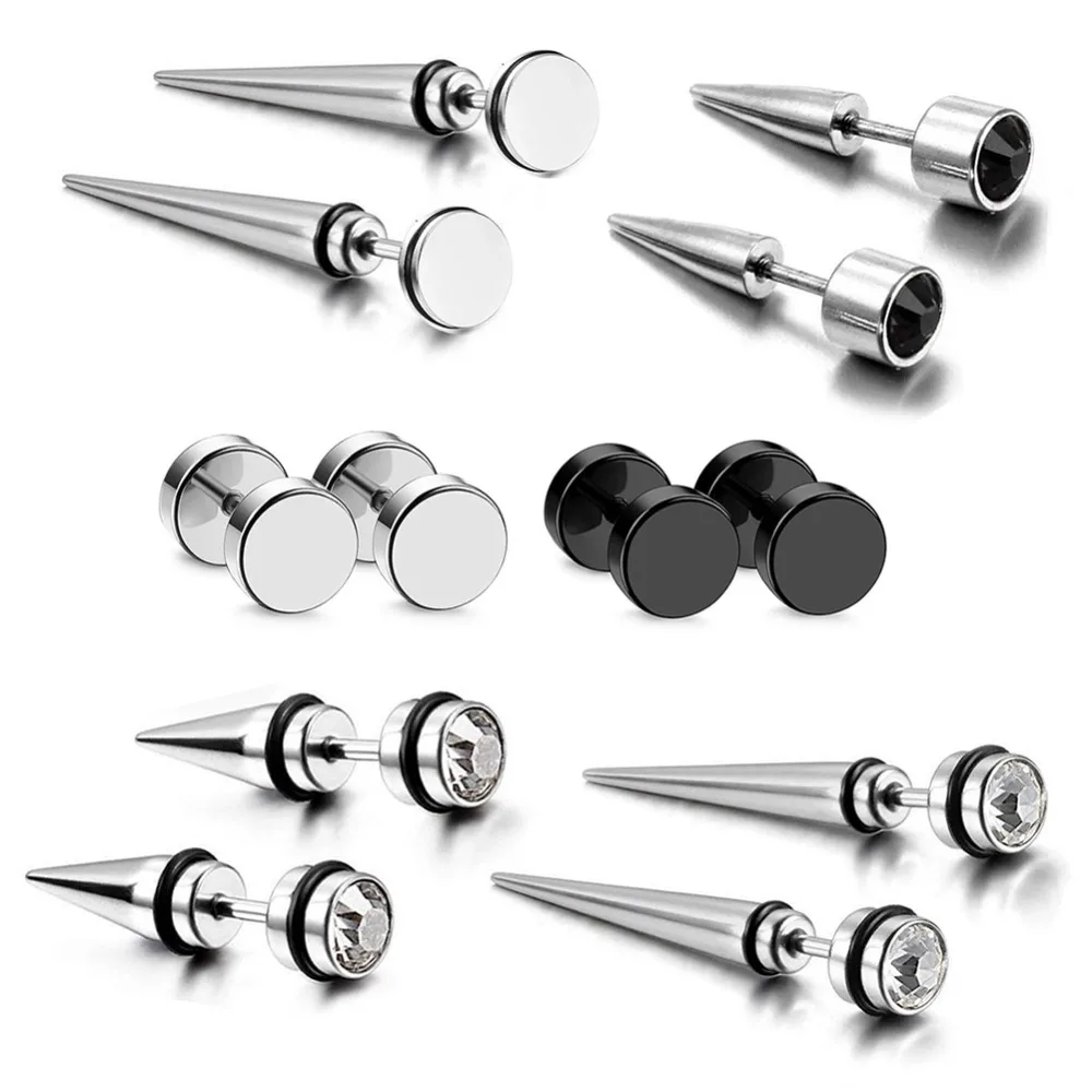 12pcs/Set (6pairs) 16G Surgical Steel Faux Fake Ear Plugs Flesh & Tunnel Taper Stretcher Barbell Piercing Jewelry
12pcs/Set (6pairs) 16G Surgical Steel Faux Fake Ear Plugs Flesh & Tunnel Taper Stretcher Barbell Piercing Jewelry