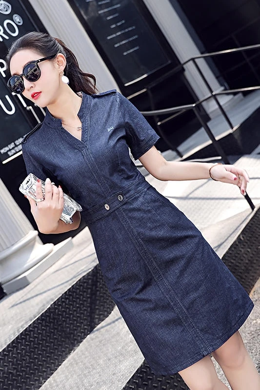 Новинка весна-лето 2019 женское модное облегающее джинсовое платье | Женская