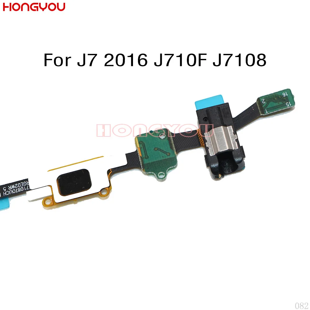 30 шт./лот для Samsung Galaxy J7 2016 J710 J710F J7108 Кнопка возврата кнопки домой сенсор аудио
