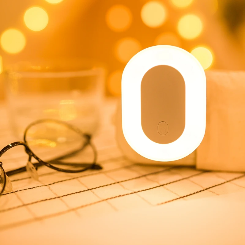 Сенсорный светодиодный ночник настенное зарядное устройство безопасный умный