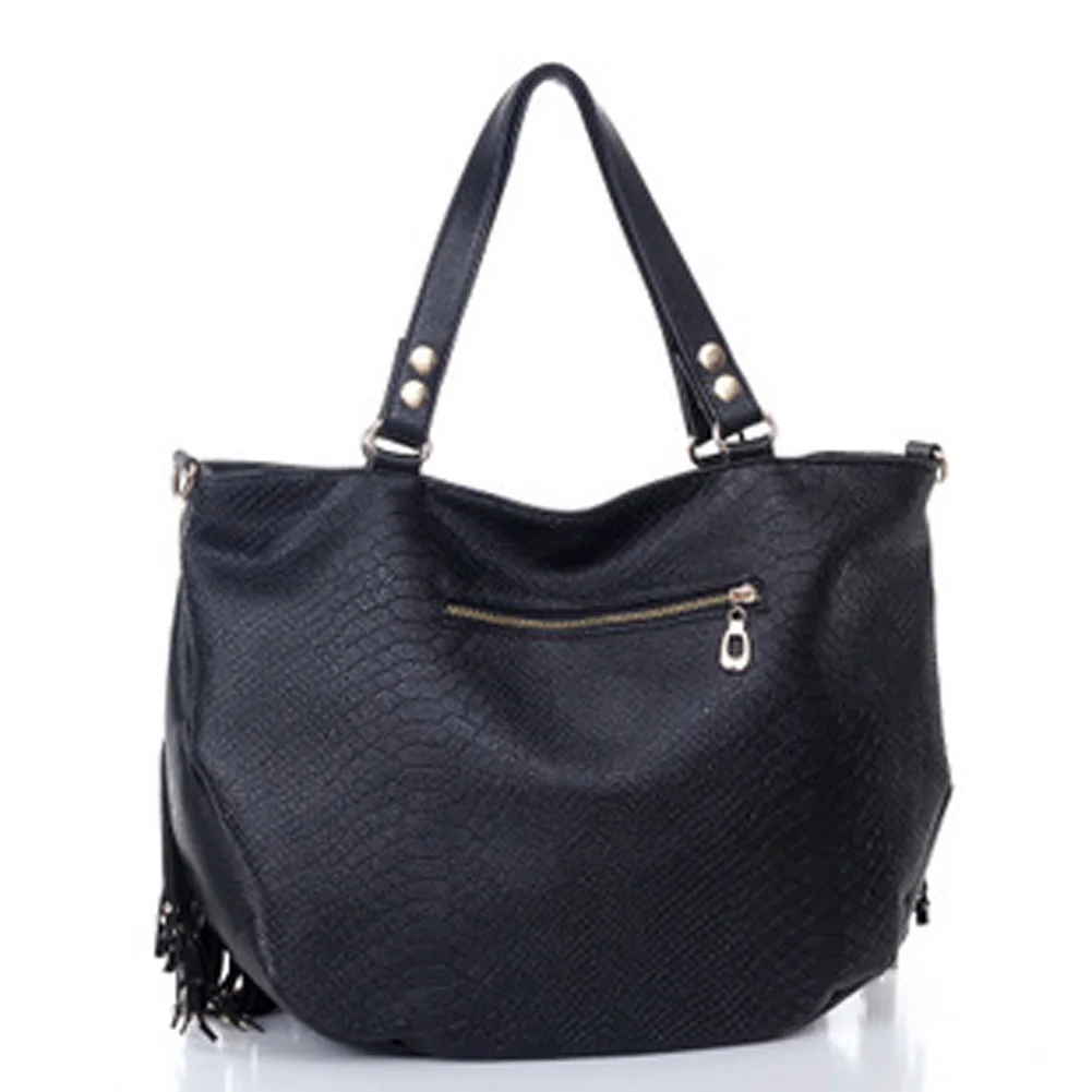 Новая женская большая леопардовая сумка с кисточками через плечо сумки от