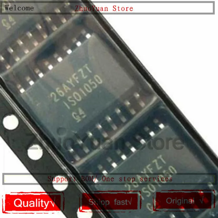 1 шт./лот ISO1050DWR SOP16 ISO1050 SOP-16 IC chip новая Оригинальная фотография | Электроника