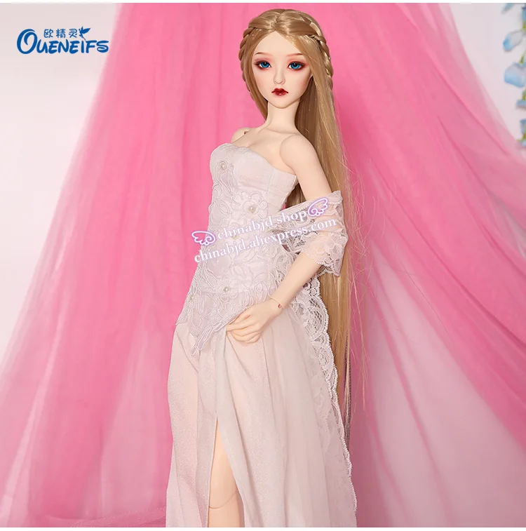 BJD SD Кукла Одежда 1/3 без бретелек воротник обернутый грудь шифоновое платье для Supia тела YF3-118 куклы аксессуары