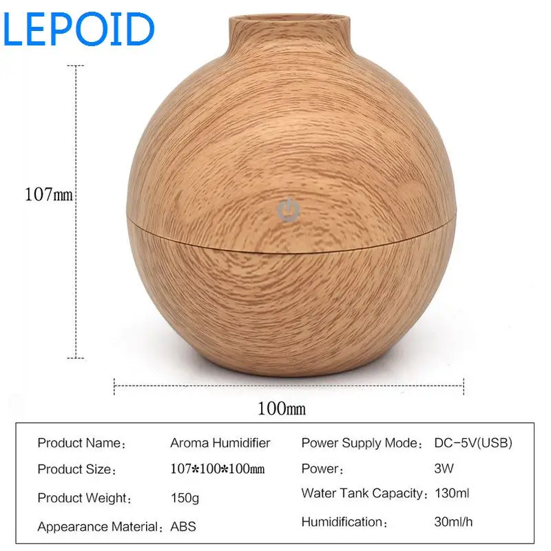 LEPOID USB эфирный масляный диффузор увлажнитель с автоматическим отключением