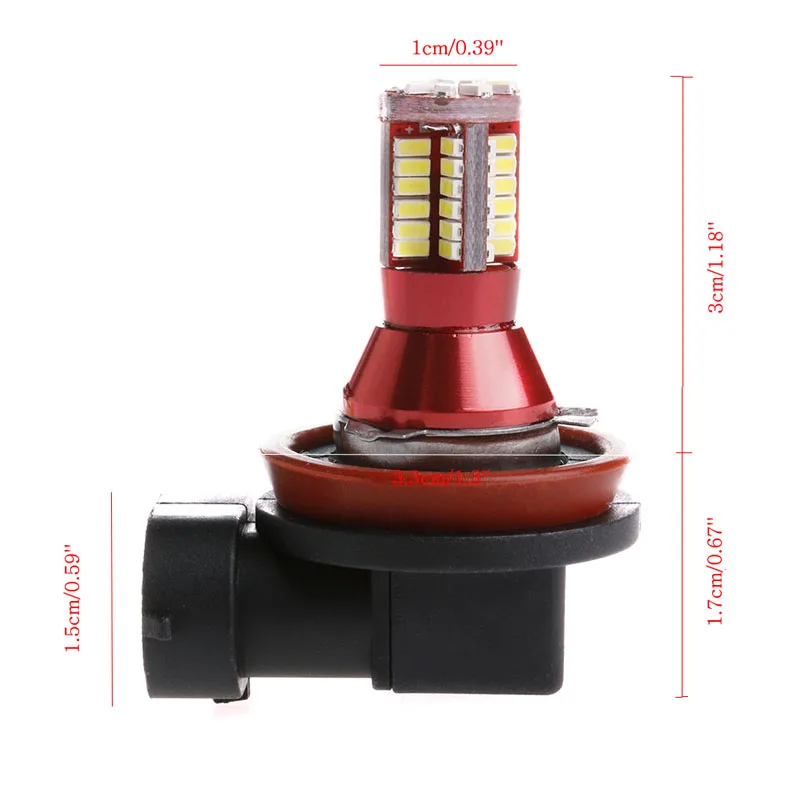 1X H8 3014 57 LED Canbus без ошибок светодиодный Автомобильный боковой фонарь