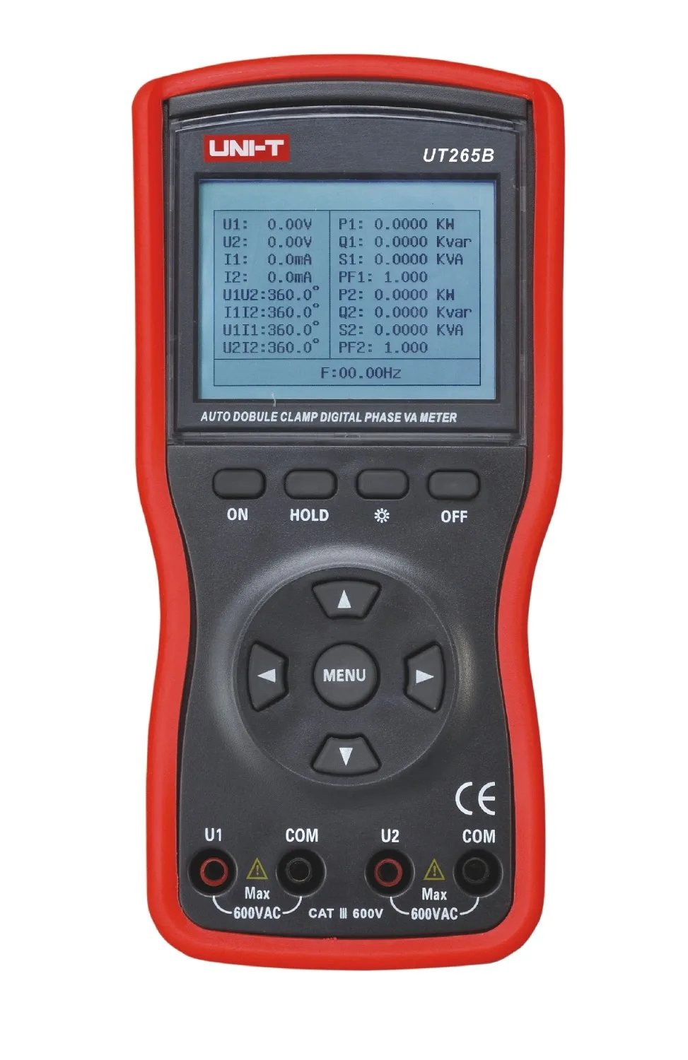 Uni t UT267B Auto 3 trifasico fase Digital of Voltammeter av w / teste de fase|digital tests|av avav digital |
