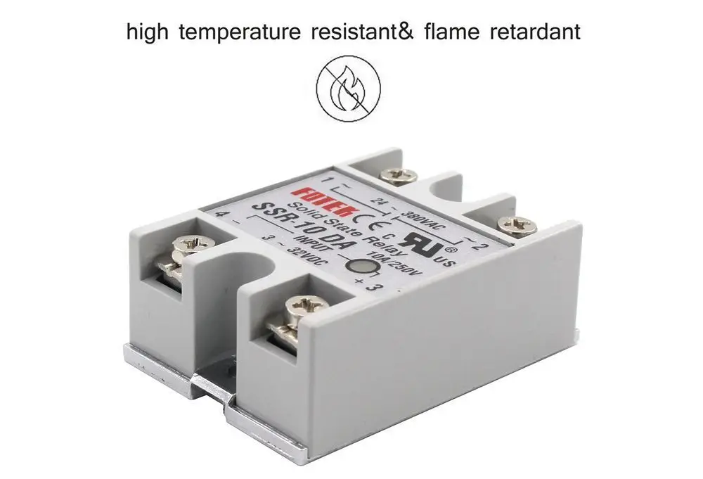 Твердотельные реле Модуль 3-32 в пост SSR-10DA SSR-25DA SSR-40DA 10A 25A 40A Вход DC 24-380V AC Выход высокое качество