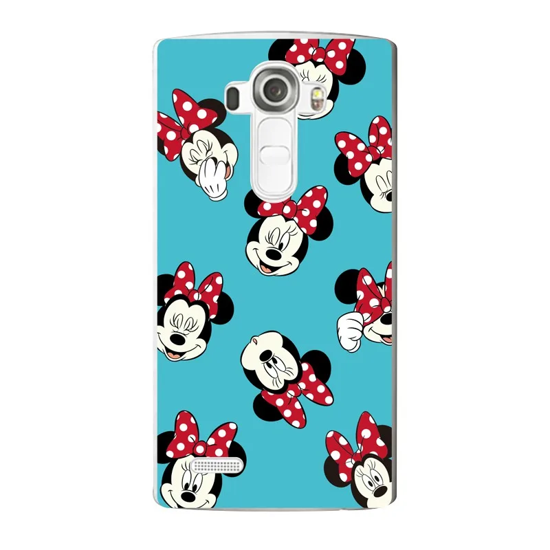 Мягкий прозрачный ТПУ чехол для телефона с Минни LG G3 G4 G5 V10 K3 K4 K5 K8 K10 2017 Бесплатная