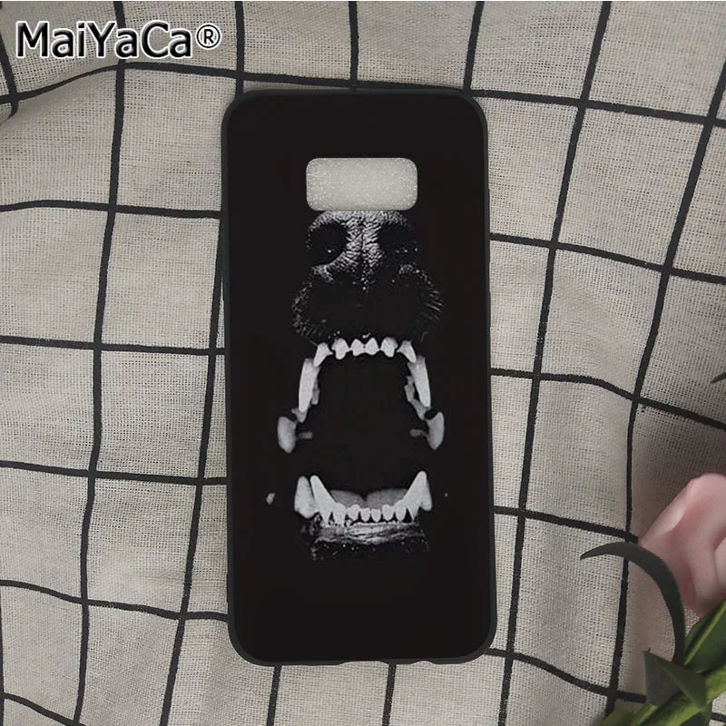 Черный мягкий ТПУ чехол MaiYaCa с собакой ротвейлера для телефона samsung galaxy note 8 4 5 s20ultra