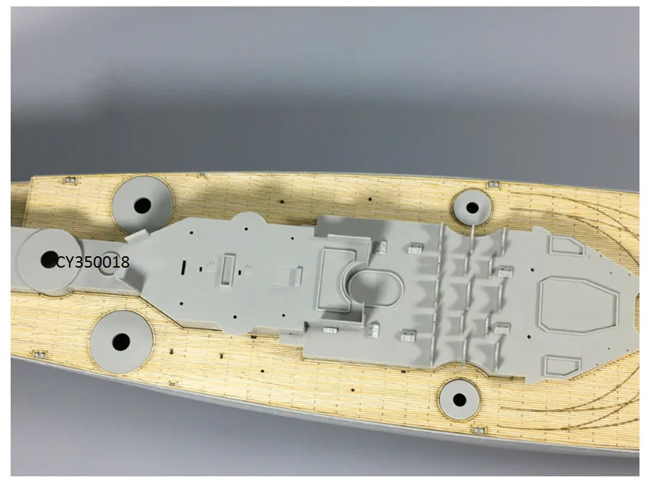 Деревянная колода в масштабе 1/350 для HobbyBoss 86506 Dunkerque модель броненосца Kit