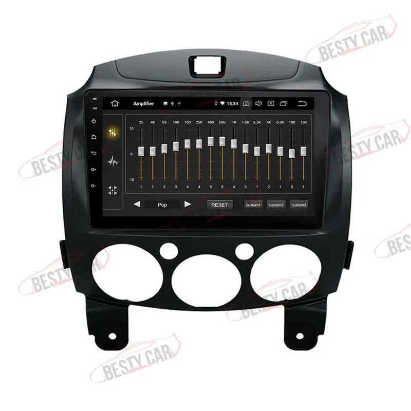 9 &quotAndroid 0 автомобильный мультимедийный плеер стерео радио для Mazda 2 2007 ~ 2014 gps