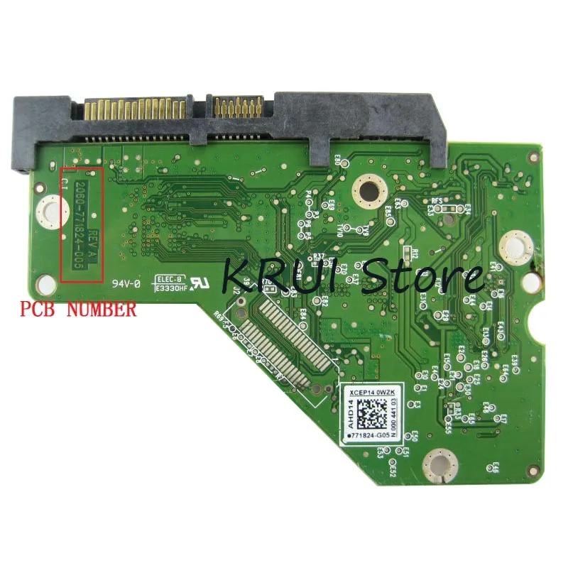 Бесплатная доставка HDD PCB/логическая плата/номер платы: 2060 771824 005 REV A|Печатные