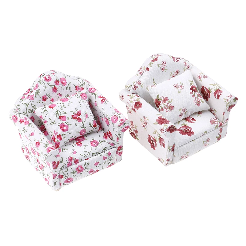 Миниатюрный мягкий диван для кукол мини мебель игрушки кукольный домик игра