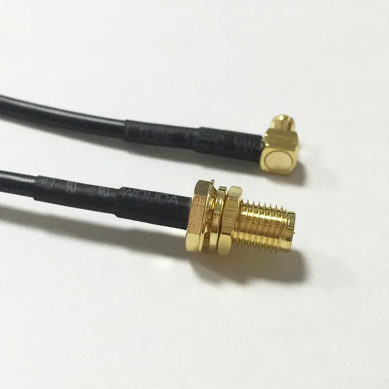 Модем коаксиальный кабель RP SMA гнездо Гайка переключатель MCX Штекер правый угол
