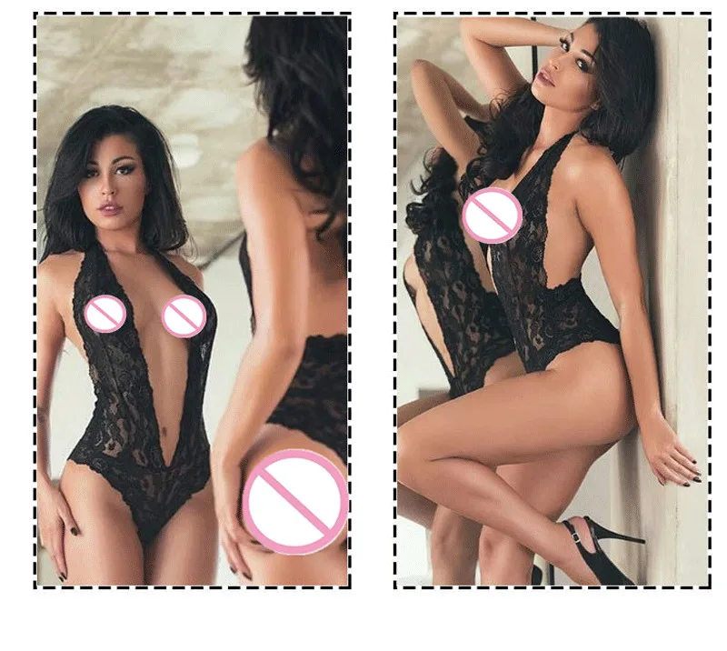 Плюс размер женское порно Сексуальный Babydoll нижнее белье горячее ночное белье прозрачное кружевное нижнее белье с бретельками Эротическое платье костюмы