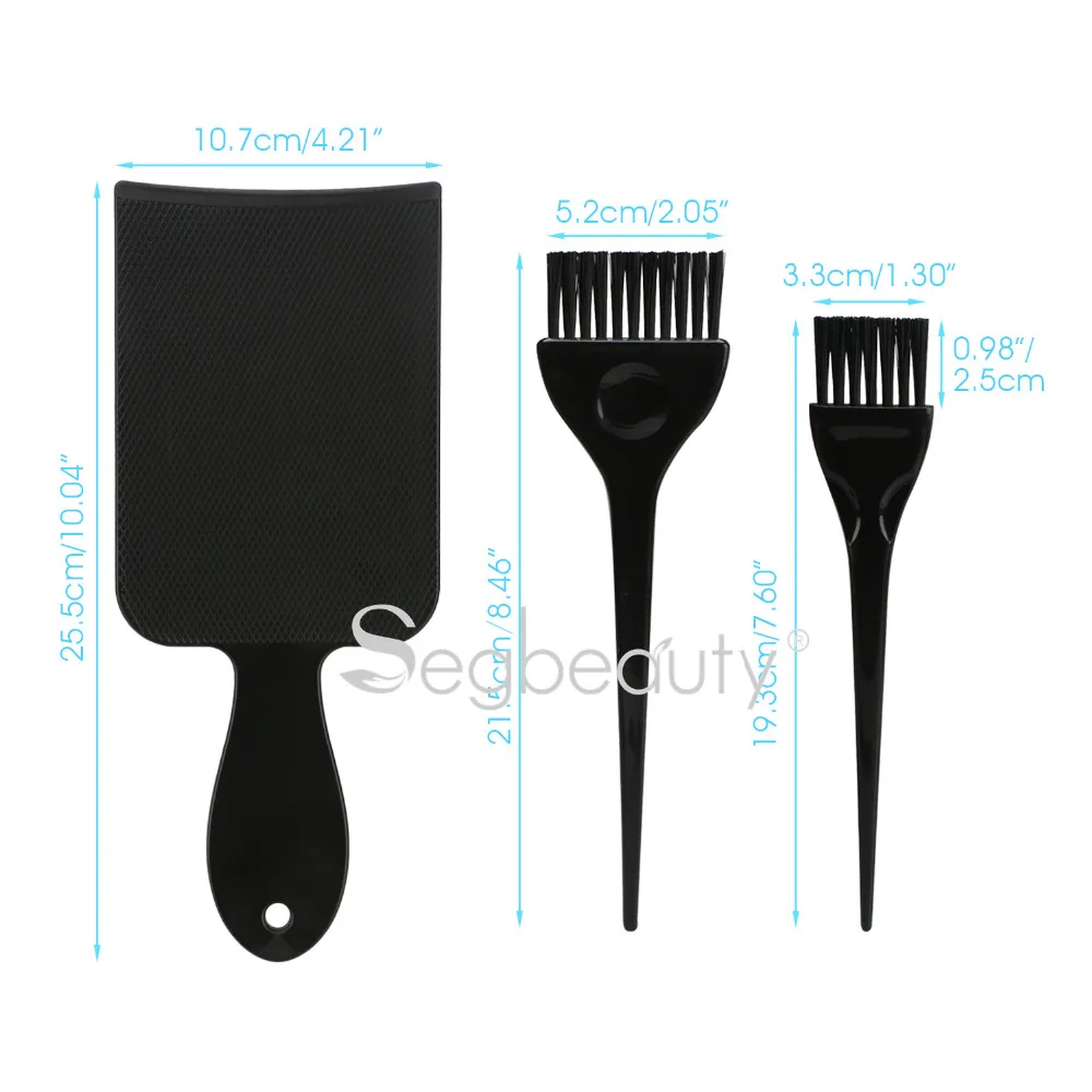 Segbeauty осветляющая весло 2 кисть для окрашивания волос черная цветная доска
