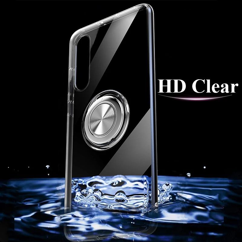 Прозрачный чехол для huawei p20 p30 pro lite чехол Huavei p 20 30 светильник p30pro p30lite Бампер Подставка кольцо держатель Защитная кожа