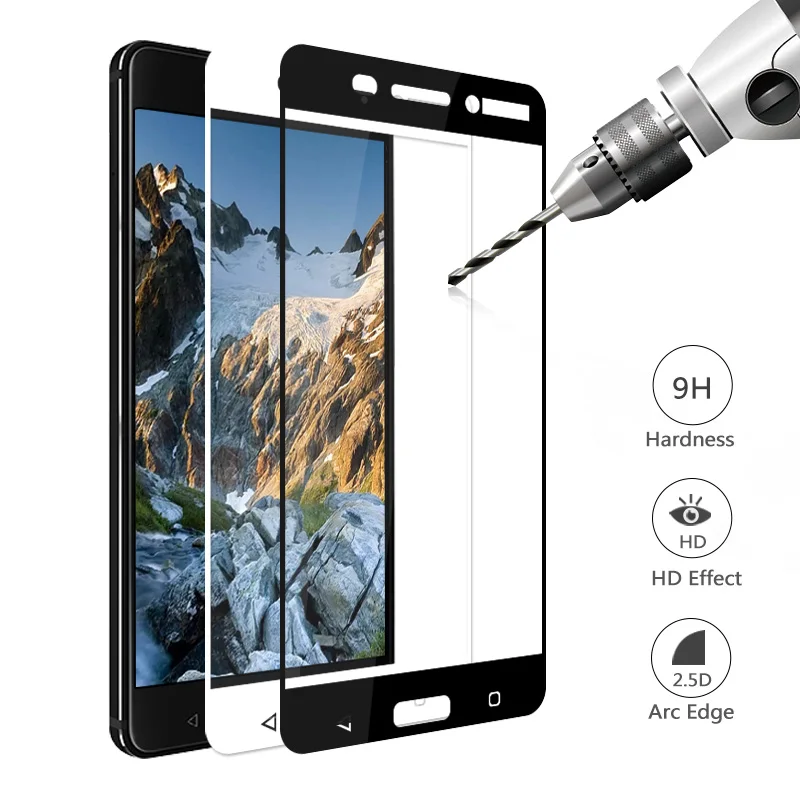 Премиум Защитная пленка для экрана из закаленного стекла Nokia 6 передней