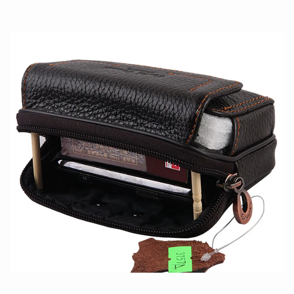 Новинка мужской чехол из натуральной воловьей кожи отделение для телефона