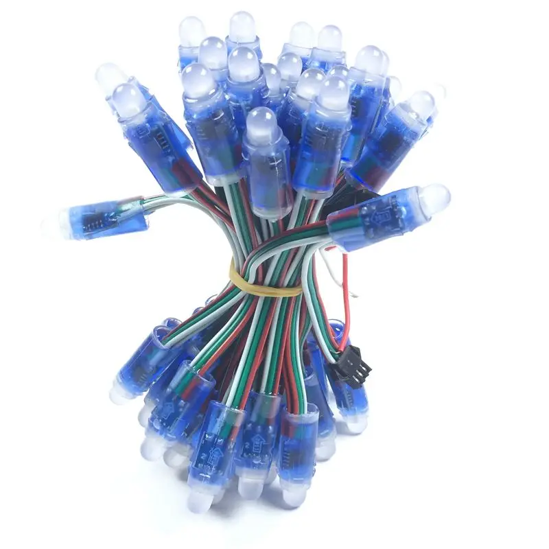 Пиксельная светодиодная RGB гирлянсветильник WS2811 12 мм IP68 5 в постоянного тока 1000