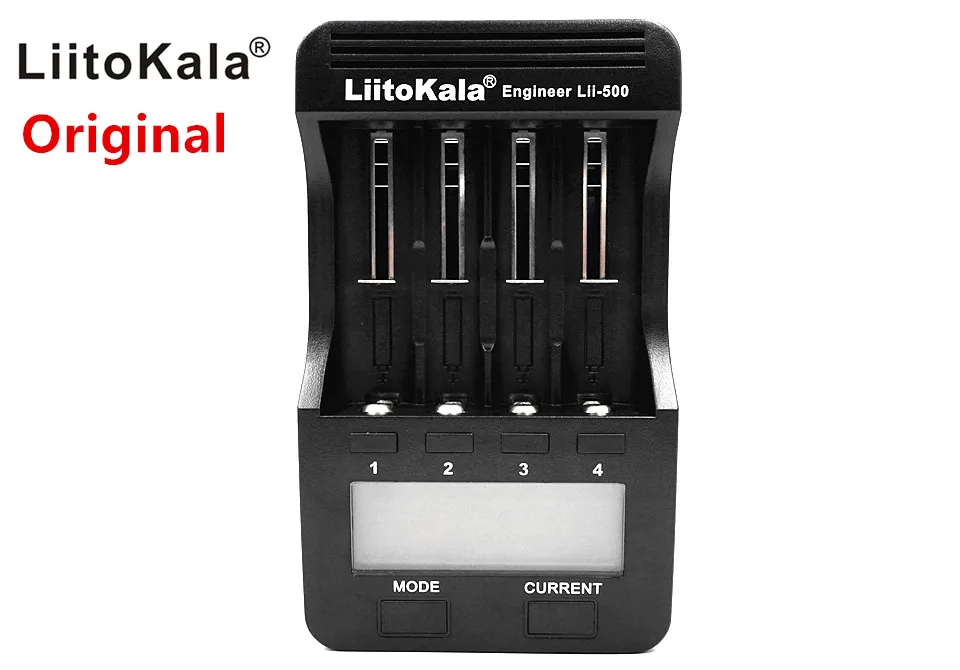 Зарядное устройство LiitoKala с ЖК дисплеем 3 7 в/1 2 в AA/AAA 18650/26650/16340/14500/10440/5 1 А|battery charger