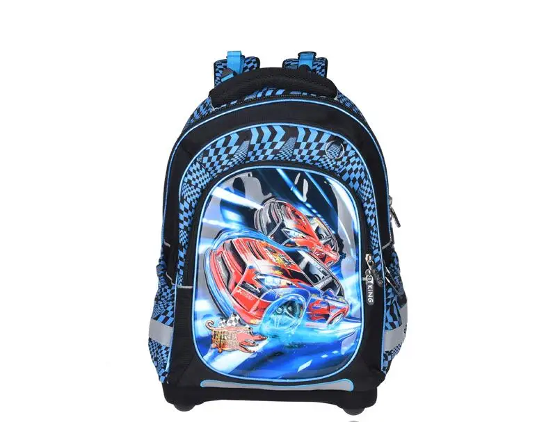 car Wenjie brother детский школьный рюкзак monsterhigh бабочка ортопедические детские школьные ранцы для мальчиков и девочек mochila infantil - Цвет: car