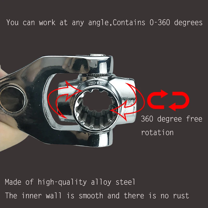 Гаечный ключ Tiger торцевой со шлицевыми болтами звездообразный 360 градусов 6 точек