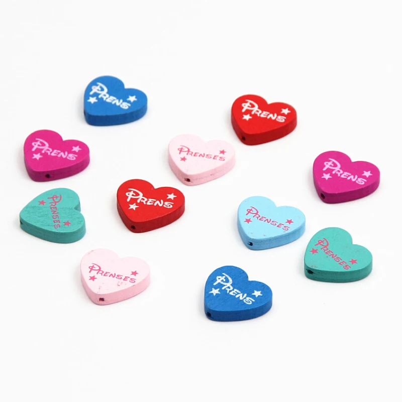 30 шт. деревянные бусины в форме сердца 21 х23 мм|beads spacers beads|heart wooden beadsspacer beads |