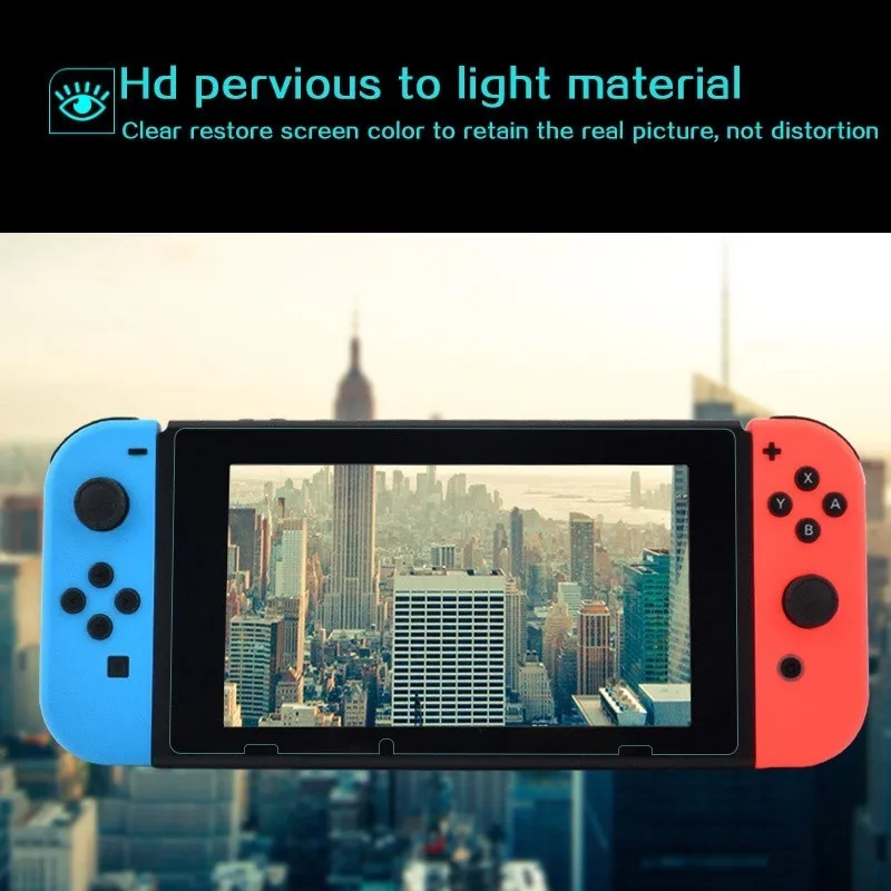 Закаленное стекло для Nintendo Switch защита экрана Защитная пленка Nitendo аксессуары