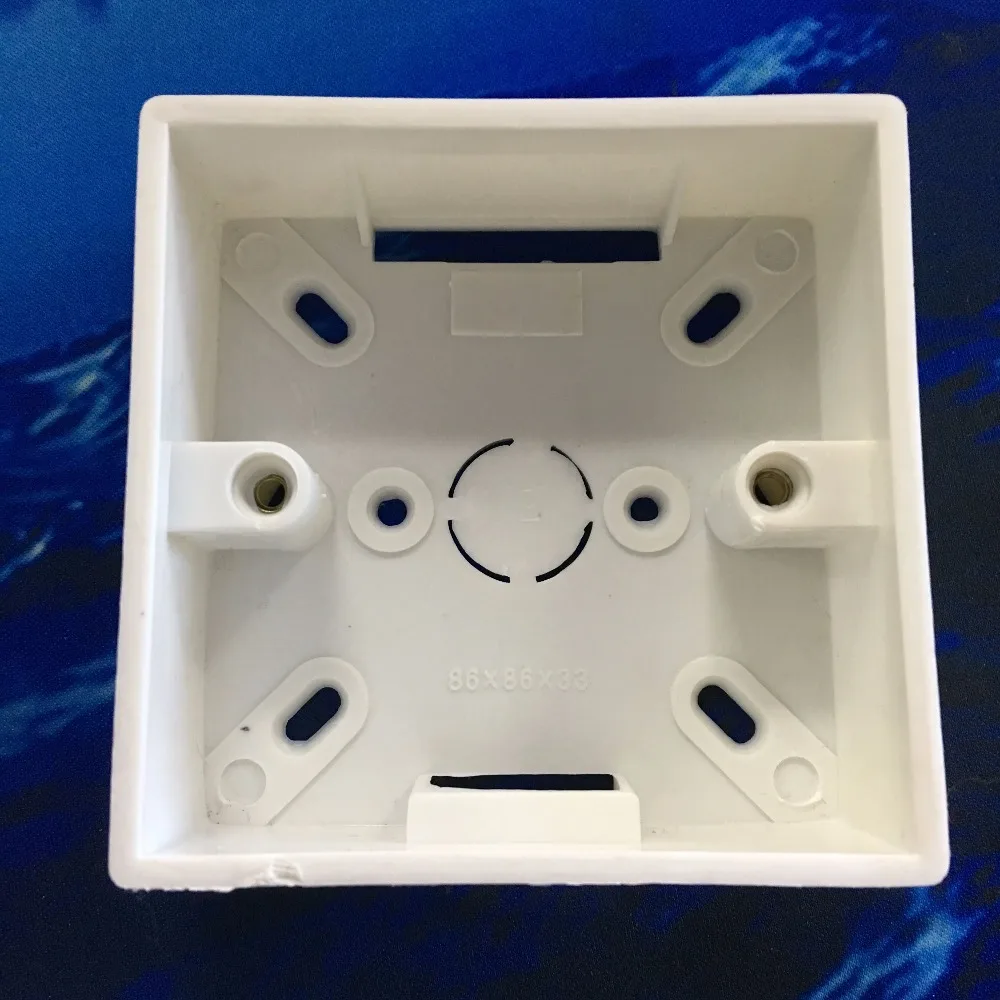 86mm x Home Office Plastic Back Box Junction for General Using Wall Switch Push Button Square Panel Socket Face Plate | Инструменты