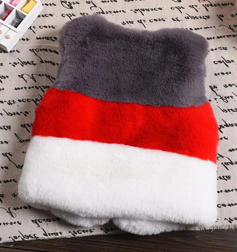 Spring Winter children clothes faux fur girl Vest baby Girl Waistcoat Kids Clothes warm outerwear for 1-8T girls vest coats |