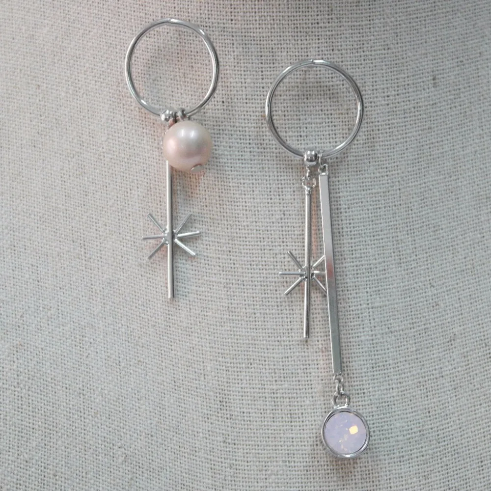 L темпераментные длинные серьги с искусственным жемчугом висячие Позолоченные