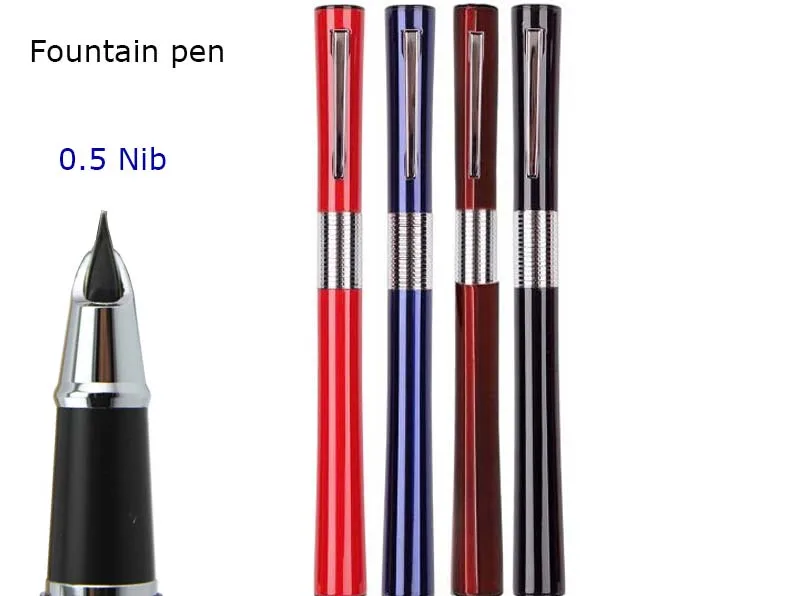 05 Nib Foutain pen Гелевая Ручка-роллер с капюшоном 4 цвета на выбор JINHAO 15 - Цвет: 05 Nib Foutain pen