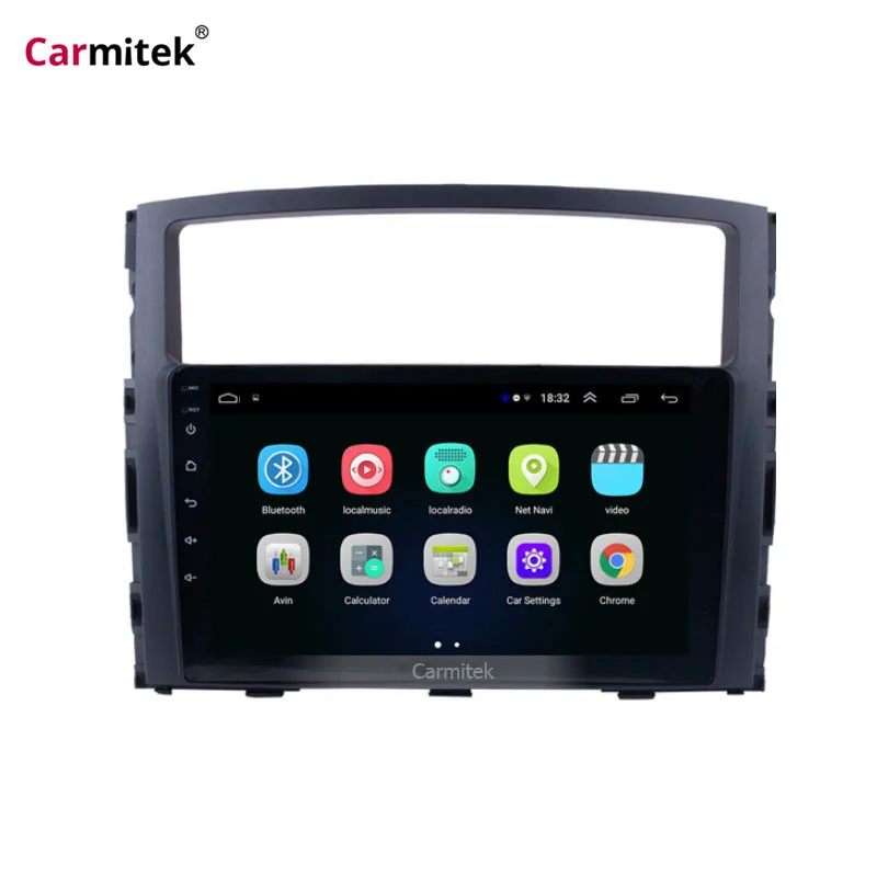 Android Bluetooth wifi USB AUX автомобильное радио для 2006 2007 2008 2009 2010 2011 2012 2013 Mitsubishi PAJERO V97/V93 gps