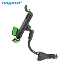 Car Mount Phone Holder for Smartphone Dual 2.1A Output Quick USB Car Charger for iphone X XS Max XR 8 7 6 Plus Xiaomi LG Android