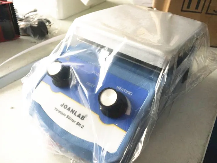 SH-2 лабораторная магнитная мешалка HotPlate 12x12 см алюминиевая панель 0 ~ 1600 об/мин 1л