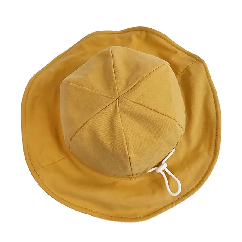 2019 Spring Summer Baby Boys Girls Toddler Solid Color Bucket Hats Caps Reversible Sun Headwear | Детская одежда и обувь