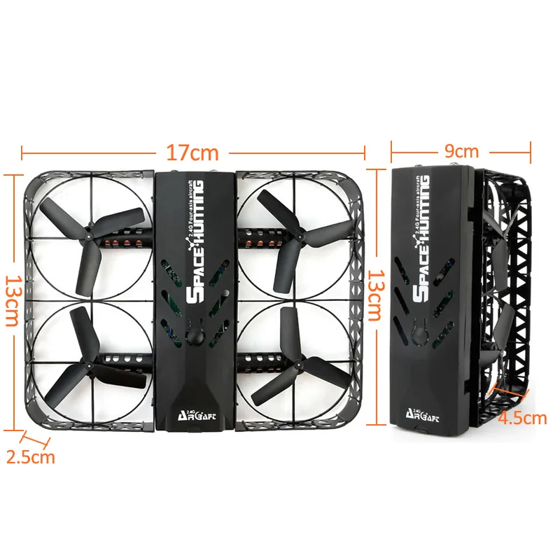 Складной Дрон RC Квадрокоптер fpv инновационный селфи 480P камера Wifi контроллер