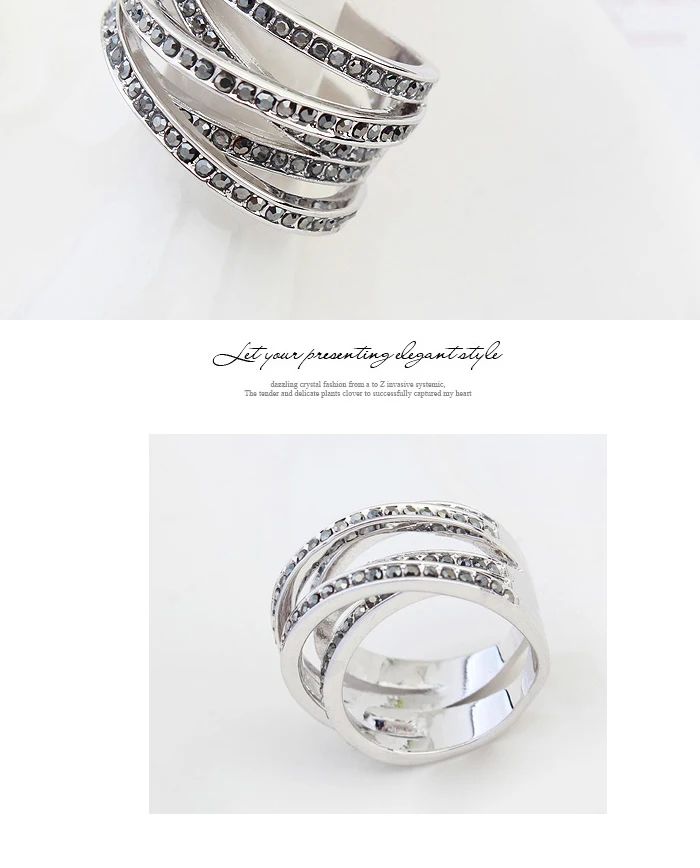 Бренд Malanda, серебряные кольца, кристаллы, кольца swarovski для женщин, модные, благородные, Роскошные, винтажные, свадебные кольца, ювелирное изделие, подарок