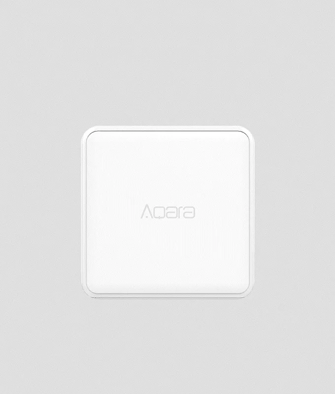 White Xiaomi Aqara Magic Cube контроллер Zigbee версия управляется шестью мерами для умного дома устройство работает с приложением mijia Home - Цвет: White