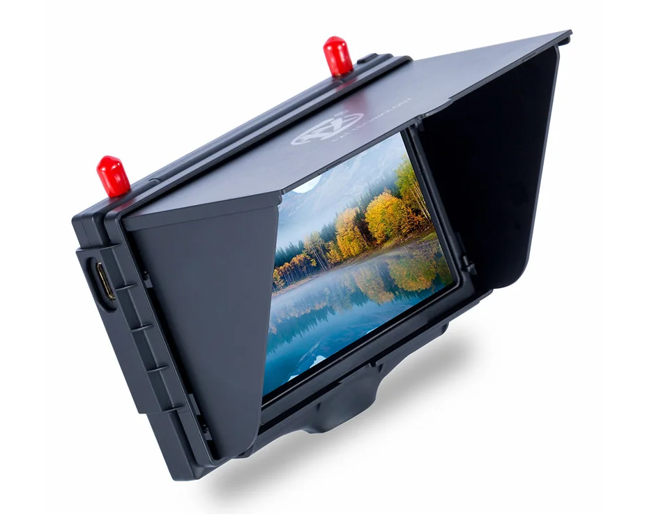 FXT FX508 Высокая яркость 5 ''800x480 5,8 GHz разнообразие приемник монитор с DVR и HD портом для беспилотный Квадрокоптер FPV очки