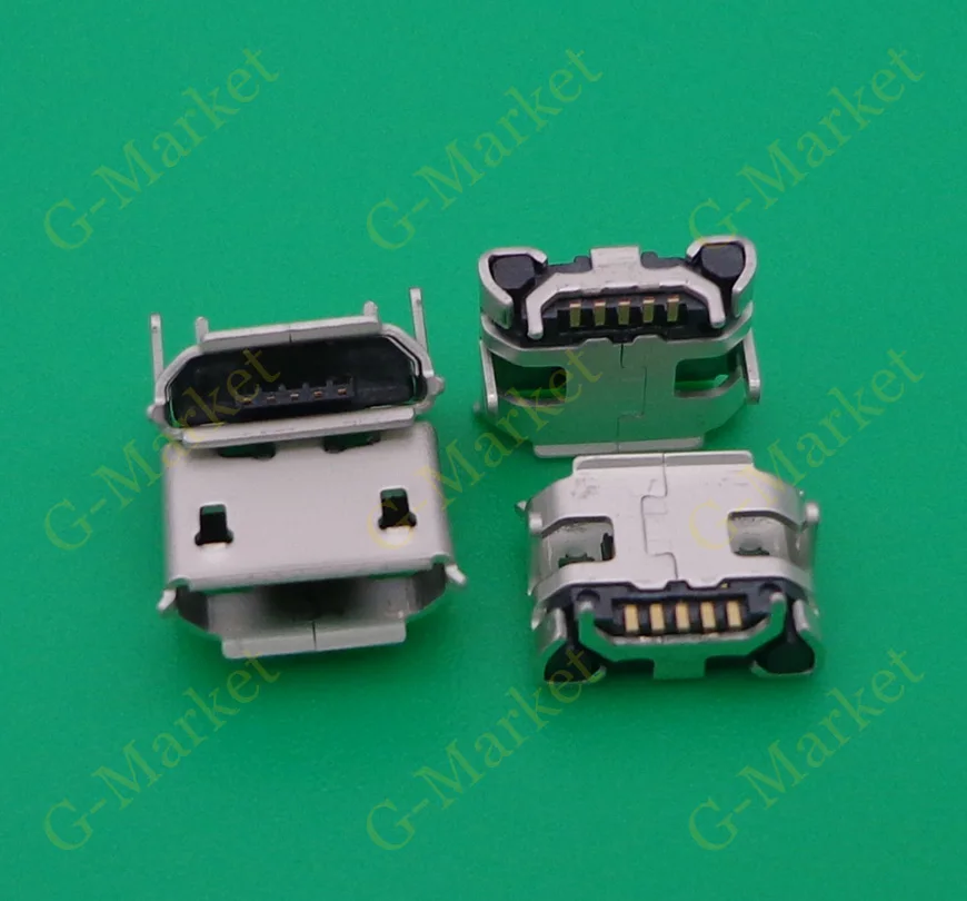 50 шт./лот Новый мини разъем Micro USB для зарядки и синхронизации портов зарядное