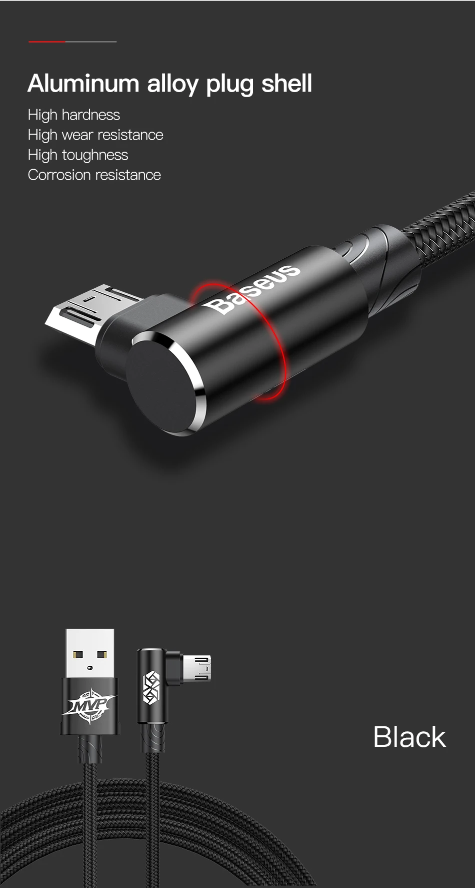 Baseus 90 градусов Micro USB кабель для Xiaomi samsung Быстрая зарядка зарядное устройство USB Дата-кабель Microusb кабель для мобильного телефона Android