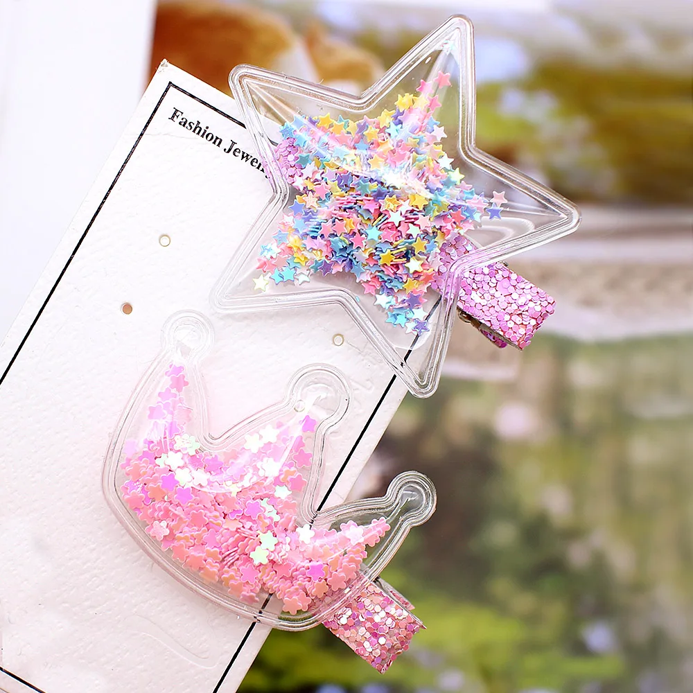 Новинка 2019 прозрачные детские заколки для волос из искусственной кожи с