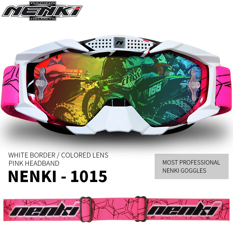 NENKI Motocross Off-Road ATV Dirt Bike MX Downhill DH Goggles Ski Snowboard Glasses Motorcycle Racing Eyewear Replaceable Lens | Автомобили