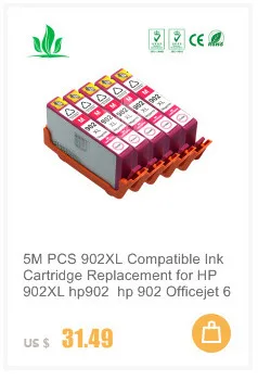20 шт 902XL для hp 902 902 совместимые чернильные картриджи для hp принтеры Officejet Pro 6950 6958 6954 6960 6962 принтер