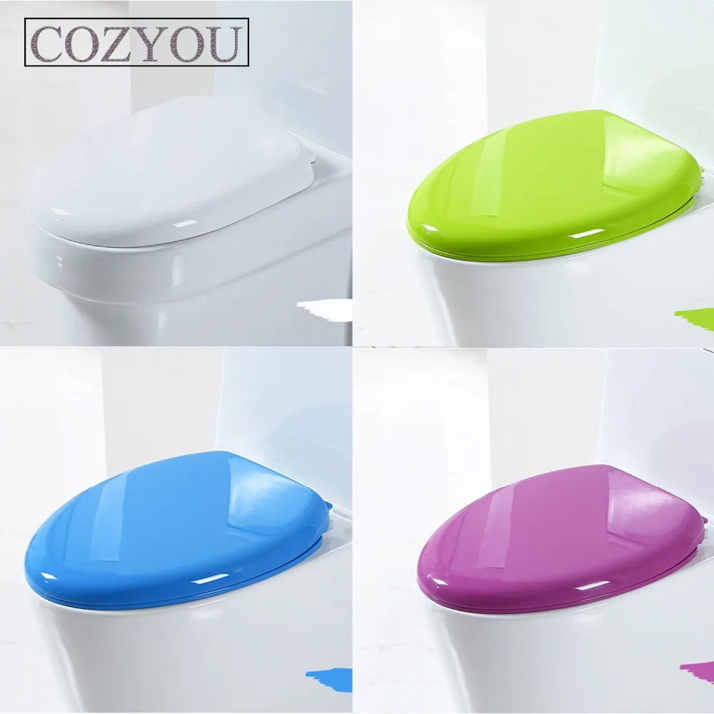 Универсальная Стильная крышка для унитаза U образной формы более толстая