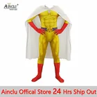 Костюм для косплея Ainclu для мужчин и мальчиков один удар, супергерой Сайтама, боди для косплея, женская одежда с плащомнакидкой